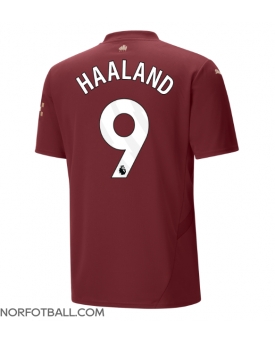 Billige Fotballdrakt Manchester City Erling Haaland #9 Replika Tredjedrakt 2024-25 Kortermet